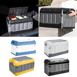 Grandes boîtes de rangement ménagères pliantes en plastique de conception fonctionnelle flottante <span class=keywords><strong>pour</strong></span> le stockage extérieur avec des livres de nourriture et de vêtements - Product Image 3