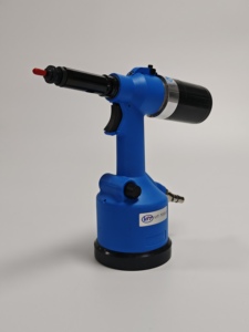 Pistolet à rivets pneumatique puissant LM-90611K, double fonction, pour rivets à écrou et marteau, idéal pour les ossatures en acier. - Product Image 1
