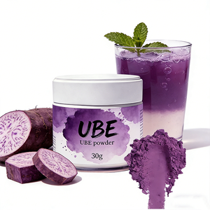 Polvo de Ñame Morado Orgánico en <span class=keywords><strong>Lata</strong></span> Personalizada de 30g 50g 80g 100g, Polvo de Ube - Product Image 2