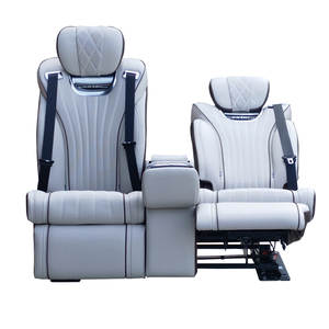 ANSHI lujo G clase cuero eléctrico electrónico VIP van giratorio asiento de coche ajustable para Sprinter Vito Toyota hiace - Product Image 5