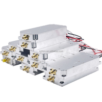 2200-2400MHz 50W GaN Lora dengan Modul Sirkulator 100W Ldmos Penguat RF bertenaga RF perlindungan sumber digital FPV