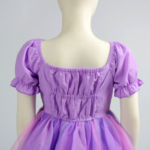 Niños fiesta Vintage niña verano bebé nuevo diseño niños Hada elfo con manga corta sueño unicornio <span class=keywords><strong>Lila</strong></span> <span class=keywords><strong>vestidos</strong></span> vestido - Product Image 6