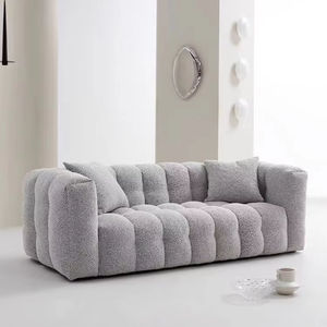 ผ้าวบีสำหรับ<span class=keywords><strong>บ้าน</strong></span>ขนาดเล็กสามคนโซฟายืดได้ลายลูกกวาดผ้าฝ้ายสไตล์ Nordic - Product Image 1