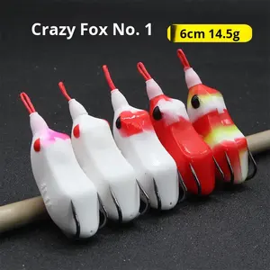 Crazy Fox Thunder Frog nuevo modelo plástico grande pequeño sapo venenoso ojo mágico carpa negra señuelo de pesca cebo vivo Marlin <span class=keywords><strong>Killer</strong></span> - Product Image 2