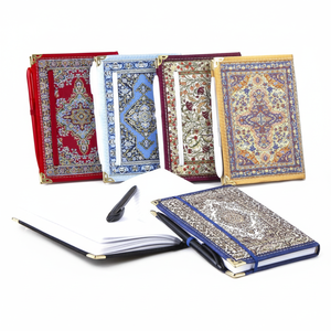 Cuaderno de Tamaño Mediano con Diseño Kilim y Bolígrafo, Tejido Kilim Turco. Desde Turquía - Product Image 2