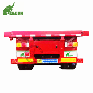 Truck <strong>Trailer</strong> 40 Feet Flatbed Truck Platform <strong>Floor</strong> 40ft Container <strong>Trailer</strong> Flatbed <strong>Trailer</strong> - Product Image 4