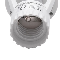 Soporte de lámpara con Sensor infrarrojo, AC100-240V, E27, Pir