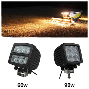 60w 90watts Factory Spot Beam <b>Cubes</b> Trailer Rucks Headlight Aluminum Housing Headlamp Car Boats Led Driving <b>Lights</b> - Product Image 2