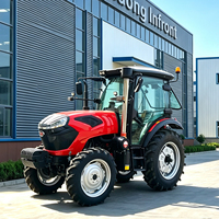 Tracteurs agricoles à roues de 120 CV, moteur diesel puissant, boîte de vitesses hydraulique, tracteurs robustes pour l'agriculture