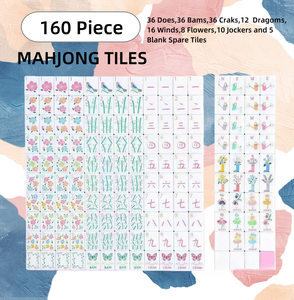 Stock 1.24*0.91*0.63 Inch Wholesale Mini 4 Layer 60 Melamine Travel Luxury <b>Set</b> Pink Girl Heritage American <b>Mahjong</b> Entertainment - Product Image 6