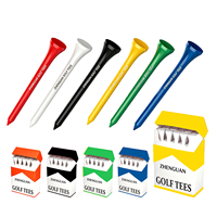 Vente en gros directe d'usine, boîte à cigarettes personnalisée, tee de golf en bambou, OEM
