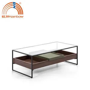 Прикроватный столик современная спальня гостиная диван квадратный узкий кубик деревянный металлический с-образный концевой стол боковой столик для гостиной роскошный