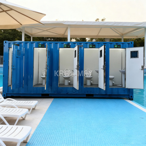 Shower With Mobile Washroom Restroom Portable Toilet Camping Prefab Bathroom Outdoor Use - Product Image 2