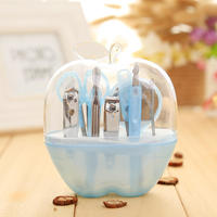 Kit de coupe-ongles et ciseaux 9 pièces pour manucure