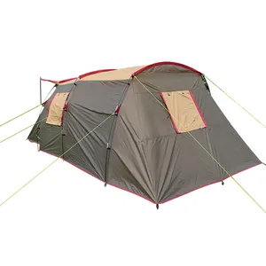 Groothandel Goedkope Grijs Dome Vormige Capaciteit Commerciële Familie Kid Strand Geïsoleerde Tunnel Camping Outdoor Grote Tent