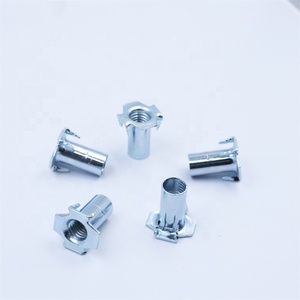 Nhà máy bán M4-M10 chủ đề chèn t-<span class=keywords><strong>nuts</strong></span> thùng cao đường kính TEE Nut bốn Claw TEE NUT - Product Image 3