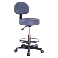 Chaise de laboratoire antistatique réglable en hauteur avec chaise ESD Back School Chaise d'hôpital dentaire de clinique de laboratoire de tatouage de salle blanche