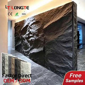 Revestimiento de Pared de Piedra PU 3D Moderno para Interiores, Panel de Pared de Piedra de Poliuretano Ligero para Decoración de Sala de Estar - Product Image 1