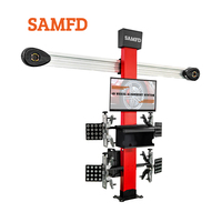Máquina de Alineación de Ruedas 3D SAMFD SM-V2 para Taller de Neumáticos, Equilibradora de 4 Ruedas Portátil con Simulación Dinámica 3D, Certificación CE
