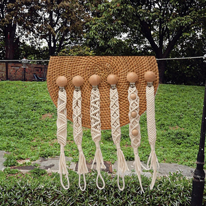 Cadena de Clip para Chupete de Bebé de Ganchillo Vintage, Tejida <span class=keywords><strong>a</strong></span> Mano, Soporte para Chupete DIY, Diseño Sencillo y Portátil, Regalo Promocional para la Dentición del Bebé - Product Image 3