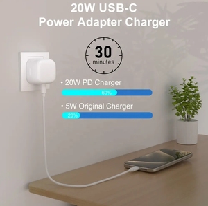 Bán Buôn Trắng EU Mỹ Anh AU Cắm 20W USB C Nhanh Chóng Sạc Qc3.0 USB C Điện Thoại Di Động Tường Sạc Cho Điện Thoại 15/14/13 - Product Image 4