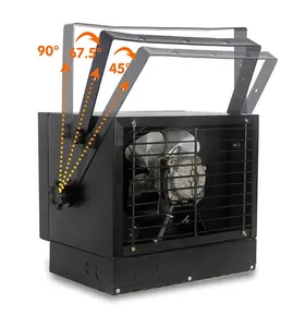 3000W/4000W/5000W Ceiling Mount Heater Warmer For Workshop Basement With Adjustable Thermostat