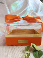 Aierflorist 14*9*8.5cm/18*14*11.5cm/20*20*13cm Nouvelle boîte à bonbons de mariage en papier, design moderne et luxueux, faite à la main, écologique