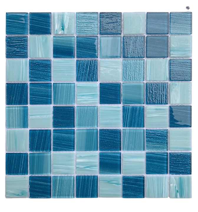 Hominter Metal & Glass Mosaic Tile – Silver & Rose Gold Kitchen Backsplash Wall Tiles, Modern Textured Mixed Material For Bathroom, Fireplace, Accent Wall (6 Square Feet - View #14