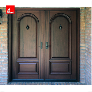 Puerta Principal Doble <span class=keywords><strong>de</strong></span> Madera Maciza <span class=keywords><strong>de</strong></span> Caoba <span class=keywords><strong>para</strong></span> <span class=keywords><strong>Diseño</strong></span> Exterior <span class=keywords><strong>de</strong></span> Edificios Residenciales - Product Image 5