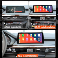 Lecteur DVD de voiture Linux 12,3 pouces 10,25 pouces, autoradio, système multimédia pour BMW X5 F15 X6 F16 NBT BT GPS Navi, écran HD