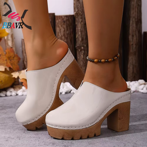 Sandalias Casuales de Plataforma con Tacón Grueso para Mujer, Talla Grande |   Sandalias de Tacón para Exteriores Antideslizantes y Resistentes al Desgaste - Product Image 4