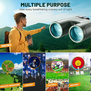 공장 10x42 12x42 고출력 지붕 쌍안경 방수 기능 FMC 코팅 50mm 객관적인 장거리 사냥 성인 망원경 - Product Image 4