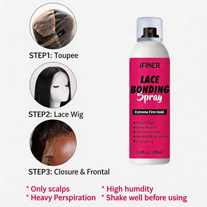 Kit Installazione Parrucche Private Label Impermeabile, Non Tossico, Resistente all'Umidità, con Colla Forte per Lace e Spray Fissante per Estensioni Capelli - Product Image 4