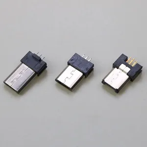 Connettore Micro USB presa per saldatura da te tipo porta di ricarica per telefono cellulare tipo B 5pin spina maschio