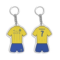 Thematisches Acryl-Schlüsselanhänger-Set mit Fußball- und Trikot-Anhängern für Fans als Souvenirs/Geschenke – WM 2026 Acryl-Schlüsselanhänger
