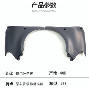 Pièce de rechange ABS pour garde-boue gauche et droit Mercedes-Benz Smart 453 4538810201 - Product Image 2