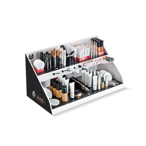 Free Design <b>Custom</b> Small Table Counter Top Retail Cosmetic Eyebrow Pencil Lipstick Cardboard Display Stand Promotion for - Product Image 1