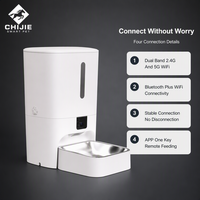 Distributeur de nourriture intelligent pour animaux de compagnie, étanche, 7L, avec caméra, surveillance à distance et Bluetooth WiFi, pour intérieur, voyage et extérieur