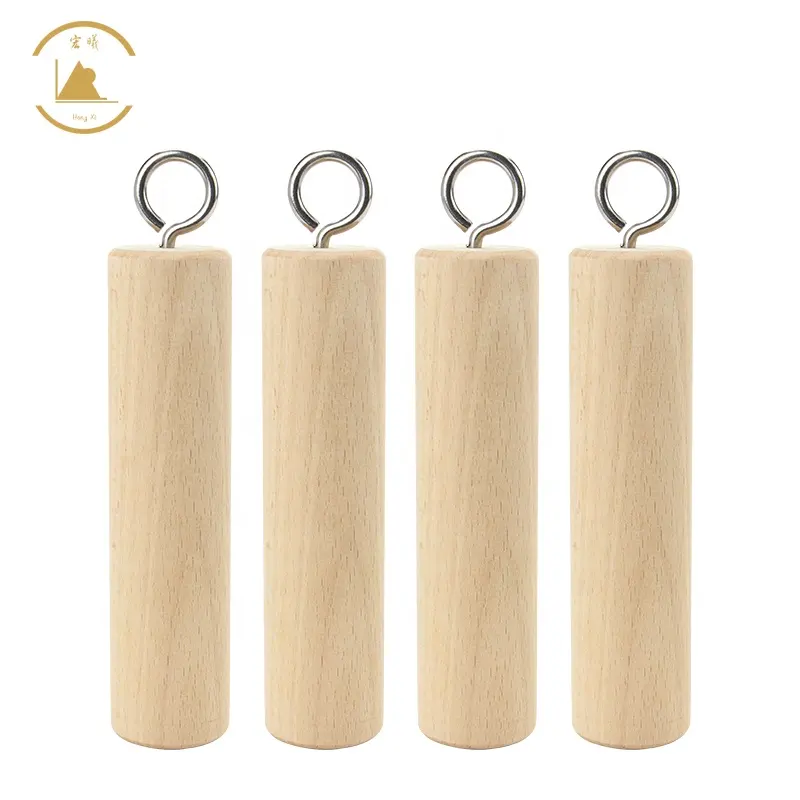 Factory Direct aliba select Wooden Pull Up Climbing Hold Grips Exerciser Training Tools for Workout Grip Strength