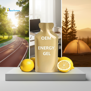 Customized OEM Private Label Low Sugar Healthcare <strong>Supplement</strong> Energy Gel Flavors Sports Vegan Nutrition <strong>Food</strong> <strong>Supplements</strong> - Product Image 2