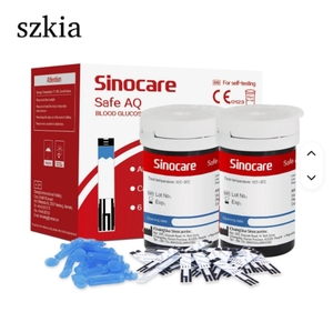 Monitor de Glucosa en Sangre por Voz AQ, Automático, Sin Codificación, Glucómetro de Alta Precisión para Uso Doméstico, Kit de Prueba de <span class=keywords><strong>Diabetes</strong></span> con Tiras - Product Image 5