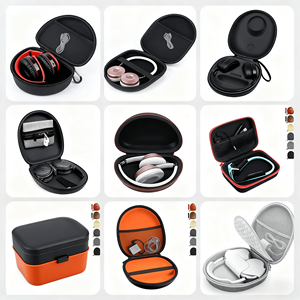 Dongyu Hot Sale OEM New Product Portable <strong>Earphone</strong> Carrying <strong>Bag</strong> High Quality Custom EVA Case Headphone Storage Case - Product Image 6