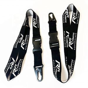 Lanyards de poliéster personalizados con logotipo, impresos en serigrafía, desmontables, para móvil, venta al por mayor de fábrica - Product Image 5