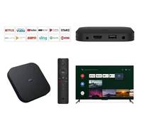 Nouveau pour Xiao Mi 4k Smart 10 Ultra Version Globale G00gle Quad Core HD LED Radio Lecteur Multimédia en Streaming TV Mi Box S Android Décodeur