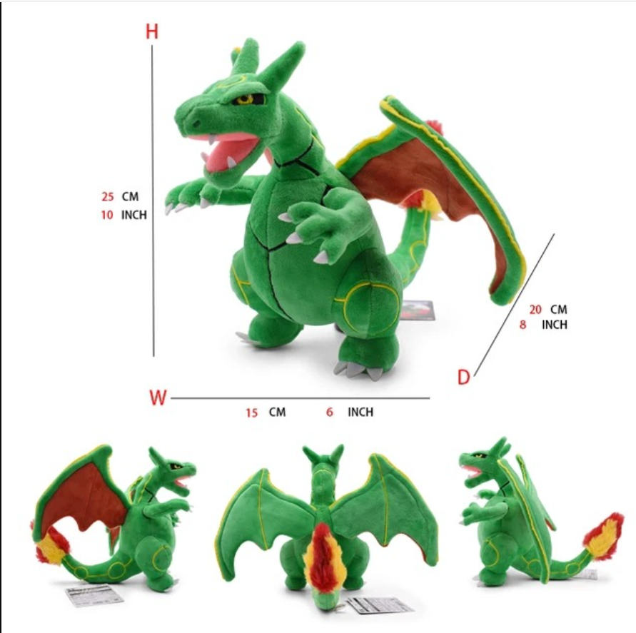Rayquaza Charizard 25 cm