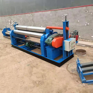 Precio Dobladora de láminas de hierro Máquina laminadora de láminas de metal Máquina dobladora de placas 3 rodillos Acero China 15 25 Mecanizado proporcionado 5,5-6 - Product Image 5