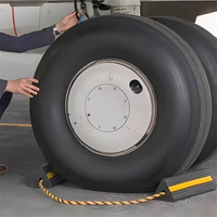 Bouchon de cale de roue en caoutchouc d'avions résistants pour des camions d'avions de voiture RV