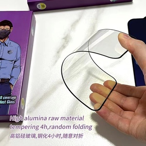 Pellicola Protettiva in Vetro Temperato 9H Grado AAA 2.5D Anti-Luce Blu per Telefoni Cellulari, Alta Trasparenza, Anti-Olio, Colla Completa - Product Image 5