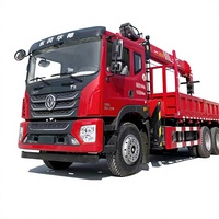 Moteur et boîte de vitesses pour camion-grue robuste Qinchang pour chantiers de construction, hauteur de levage 14,5m/16m, capacité de charge durable