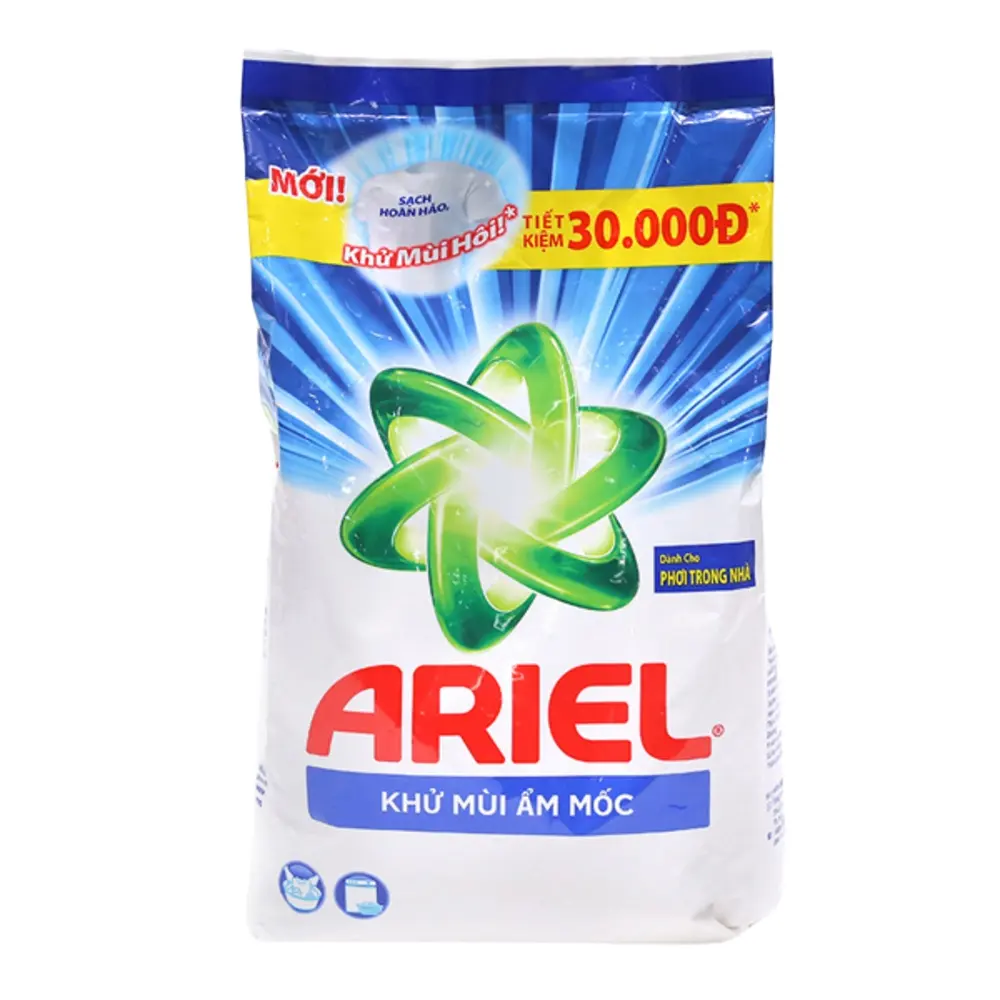 Моющее средство Ariel: Мощный пятновыводитель для стирки